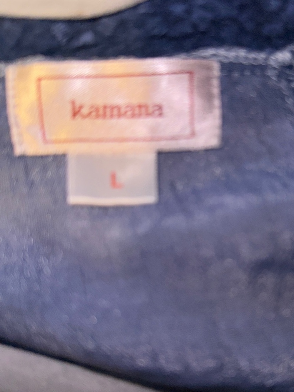 Kamana Boho Layered Navy Blue Open Front Duster Size Large - Picture 4 of 5